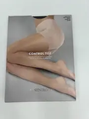 Nordstrom Control Top Pantyhose 20 Denier - Size B Soft Black