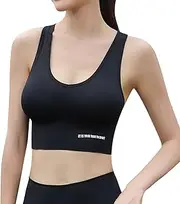 [Generic] Cotton Sports Bras for Women Sports Bra Wireless Yoga Bra Top Exercise Bra Women