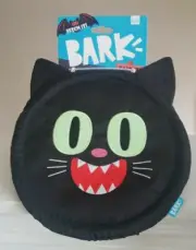 Bark Fetch it! Black Cat 10" Dog Toy Catch Throw Fetch Crinkle All Dog Sizes NEW