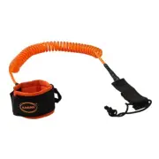 Kahuna Hana Safety Leash for Stand Up Paddle Board Safety Paddling Cord Orange