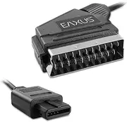 Eaxus® RGB Scart Cable Suitable for Nintendo Gamecube & SNES - 1.80 m for Best Picture Quality