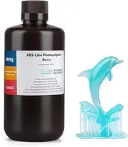 ELEGOO ABS-Like 3D Printer Resin LCD UV-Curing Resin 405nm Photopolymer Resin for LCD 3D Printing 1000Gram Clear Blue
