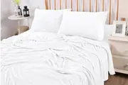 Ramesses Teddy Fleece Sheet Set White