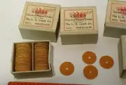 ** lot of VINTAGE - Crown Garnet - 3 Boxes JEWELERS or DENTAL - SANDING DISKS *