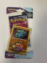 New Pokemon Holo Phanpy Chilling Reign Blister Pack + Coin