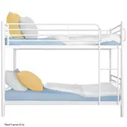 KINGSTON SLUMBER 2in1 Single Metal Bunk Bed Frame, with Modular Design, Matte