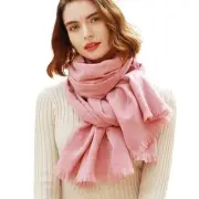 RIIQIICHY Scarfs for Women Pashmina Shawl Wraps for Evening Dresses Women Pink