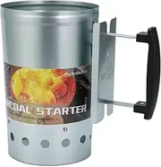 WillBBQ Charcoal Starter Chimney Bucket BBQ Coal Starter for Rapid Fire