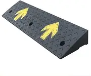 Car Driveway Rubber Curb Ramps, Recycled Rubber Power Threshold Ramp, for Sidewalk, Usable As Wheelchair Ramp,Threshold Ramp, Ramp Ramps (Size : 100 * 25 * 4cm(39.3 * 9.8 * 1.5in))
