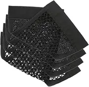 Zerodeko 4pcs Car Trunk Storage Net Mesh Organizer Double Layer Elastic Cargo Net for SUV Pickup Easy to Install Car Boot Storage Premium Quality