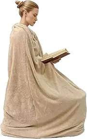 [Generic] Women sauna robe, spa tunic - Steam layer bathrobe - Soft steam layer for spa shower sauna Relaxation and care of relaxation and wellness, khaki, 158cn, khaki, 158cn