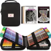 HIFORNY 80 Colored Pencils Set for Adults Coloring – 72 Colors Coloring Pencils