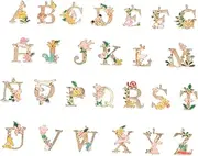 [STOBOK] Alloy Diy Pendants 26pcs Alphabet Charms Jewelry Making Ornaments Bright Colors Diy Jewelry Kit for Ages