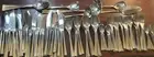 Amefa Stainless Fork Spoon Knife Rembrandt Holland 127 Piece Set Gold Accents