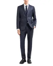 Emporio Armani Slim Fit Micro Stripe Wool Suit