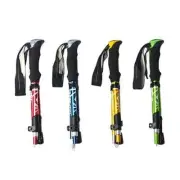 Fold Trekking Pole Camping Portable Walking Hiking Stick For Nordic Elderly New