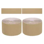 2Pcs 3.9inch x 164ft Bulletin Board Border, Cowhide (1mm)