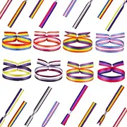 [Opakawpop] 16Pcs Pride Wristband Rainbow LGBT Gay Bracelets For Women Men Asexual Non Binary Bisexua Pansexual Progressive Lesbian Transgender Wristbands for Pride Accessories Party Decorations