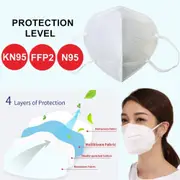 KN95 N95 4 Layers Face Mouth Mask Filter Respirator