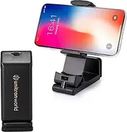 Airplane Cell Phone Stand Flight Mount Foldable Portable Phone Holder Desk Bed Compatible with iPhone 14 Pro Max Airplane Travel Essentials Gadgets Accessories Flying Office Women Men