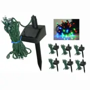 6-Pack Multi-Colored Solar String Lights Outdoor LED Solar Christmas Yard Garden