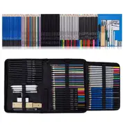 72pcs Professional Drawing Artist Kit Set Pencils and Sketch Charcoal Art Tools