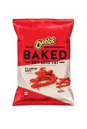Brand New Cheetos Gluten Free Baked 50% Less Fat Flamin Hot Hot Cheese 7.6oz