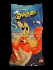 The SpongeBob Movie Wendy's Exclusive Mr. Krabs Happy Meal Toy *New & Sealed*