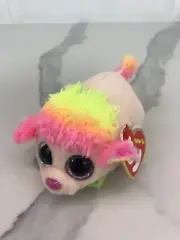Floral Poodle Teeny Tys Collection Plush Soft Toy Beanie Baby Kids Childrens