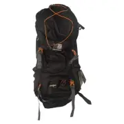Karrimor Cougar 70L Hiking Backpack with Rain Cover, Black, Adjustable Fit