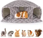 Guinea Pig Hideout Large Bed Cozy House Warm Tunnel Washable Accessories for Sma