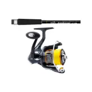 Jarvis Walker 18365K Combo Applause 6'6 Boat 4-8kg 2PC / 600 with Braid Yellow"
