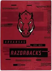 Northwest NCAA Digitize Arkansas Raschel Throw Throw