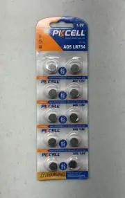 10 PK AG5 SR48 193 309 LR754W D393 D309 V393 GP93A Alkaline Battery Watch REMOTE