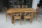 SOLID OAK SHANGHAI DINING SET (TABLE/ 6 CHAIRS) BEST PRICE & QUALITY