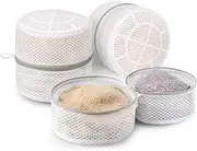 3Pcs Durable Honeycomb Mesh Laundry Bags for Delicates, Large Lingerie Wash Bag 8 x 8 x 8 Inches