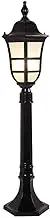 Outdoor lamp 83.5CM Lawn Torch Floor Lantern American Outdoor Waterproof Sunscreen Street Light E27 Aluminum Courtyard Garden Lighting Post Lamp Vinta