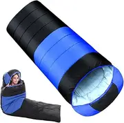Camping Sleeping Bags - Adult Sleeping Bag for Cold Weather - 50°F-68°F Lightweight Sleeping Compression Sack with Drawstring for Outdoors, Hiking, Traveling