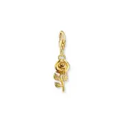 Genuine THOMAS SABO Rose charm Pendant gold
