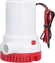 Bilge Pumps Multifunctional Low Noise Submersible Bilge Water Pump Boat Ponds Marine (DC24V 1500GPH)