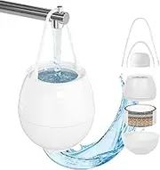 Bath Water Filter for Tub Faucet - 10 Stages 5,000 Gallons Filtration | Removes Hundreds of Contaminants | BPA Free Hot Tub Filter for Softer Skin, Healthier Hair & Nails (Home/Hotel/Spa Use)