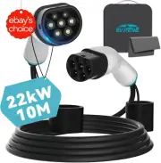 22Kw 32A Type 2 EV Charging Cable 10M Portable 480V 3 Phase IP55 IEC62196-2 EVs