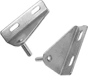 2pcs Fridge Supply Saver Pour Freezers Refrigerator Door Closer Fridge Organizers and Storage Professional Fridge Hinge Electric Mini Fridge Hinges Cooler Stainless Steel Silver