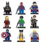 8 Pcs /9 Pcsmarvel Avengers Super Hero Comic Mini Figures Dc Minifigur