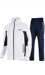 TBMPOY Size M Men's Tracksuit Athletic Sports Casual Full Zip Sweatsuit