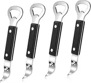 PP Handle, Factory Carbon Steel Bottle Opener Beer Cap Screwdriver Double Head Bottle Opener Kitchen Beer Opener with Magnetic Suction Simple Bottle Opener