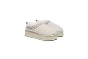 AUSTRALIAN SHEPHERD UGG Slippers Sheepskin Wool Plush Ankle Platform Madge Sand