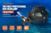 OrcaTorch New Dual-Color Headlight Mazu TD01 Max 1200 Lumens 150 Meter Dive