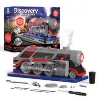 在飛比找PChome24h購物優惠-《Discovery》聲光蒸汽火車模型套組