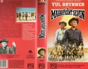 THE MAGNIFICENT SEVEN -Yul Brynner- VHS -N&S -PAL -Original Oz sell-thru release